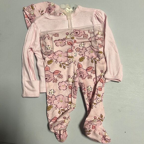 Gerber Baby Girl Take-Me-Home "Pretty as a Princess" Set Pink 0-3M - Picture 4 of 7